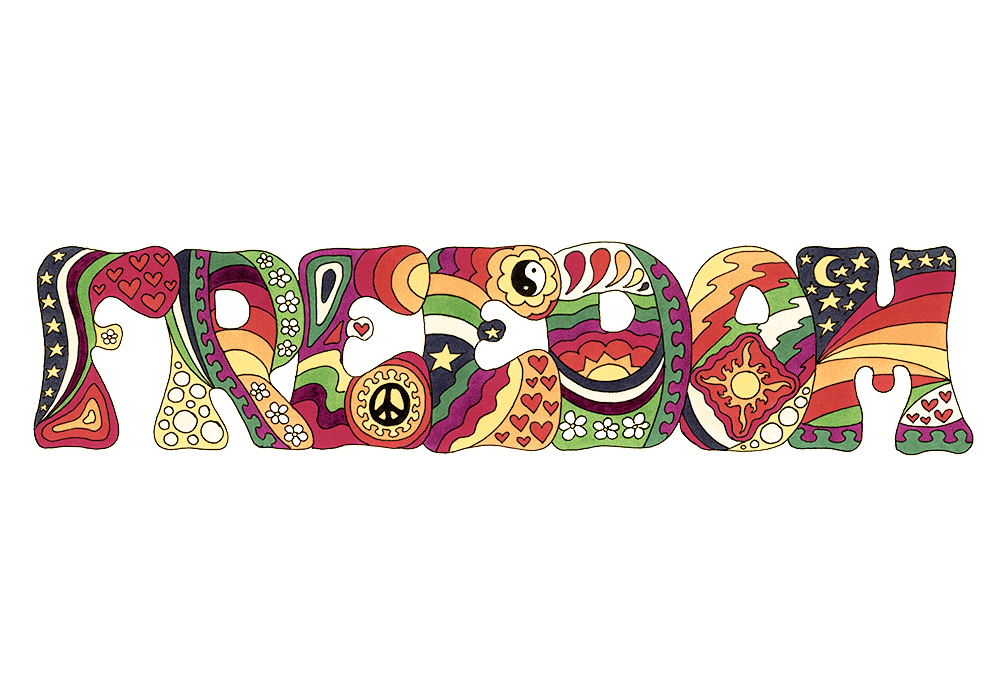 Freedom — Vintage art print by Kellie Espie
